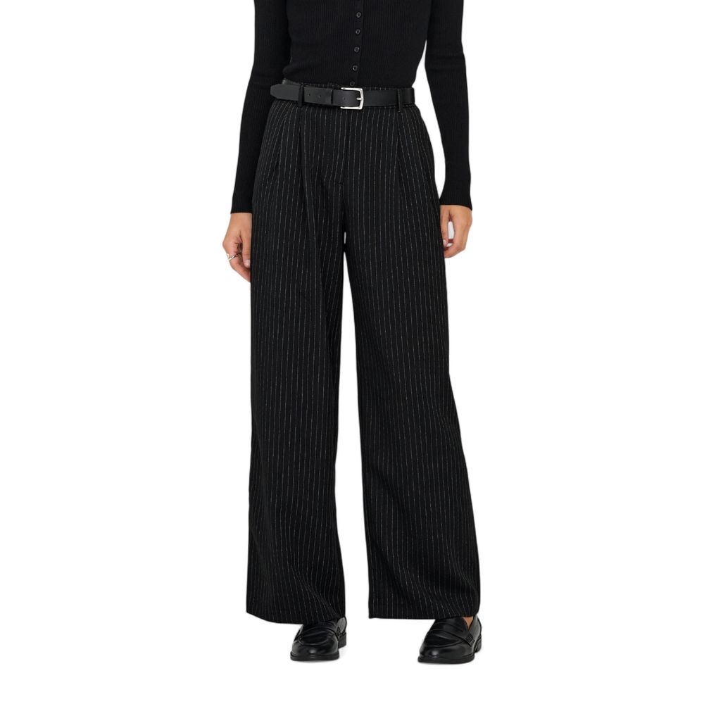 Only Black Recycled Polyester Casual Pants