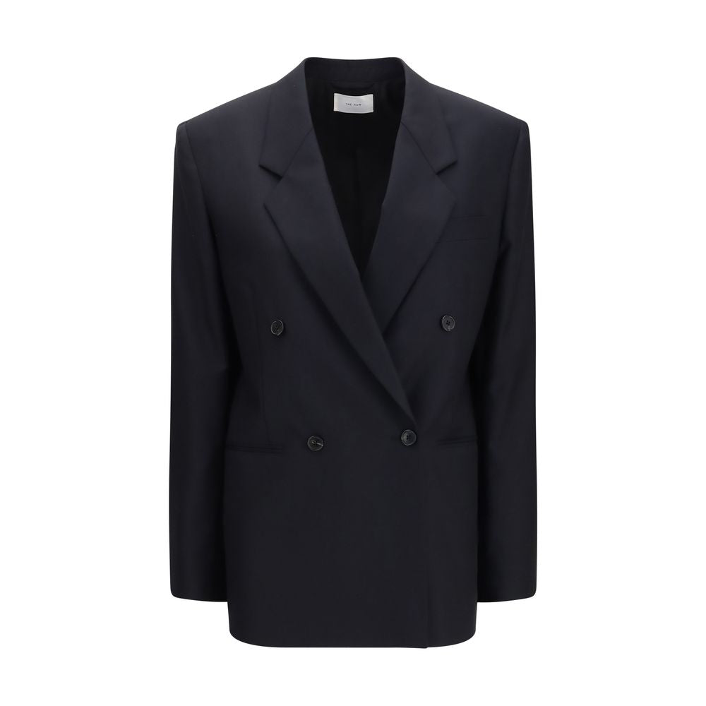 The Row Blue Wool Oves Aries Blazer