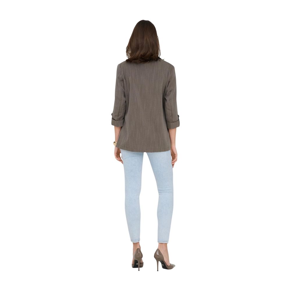 Only Beige Viscose Blazer