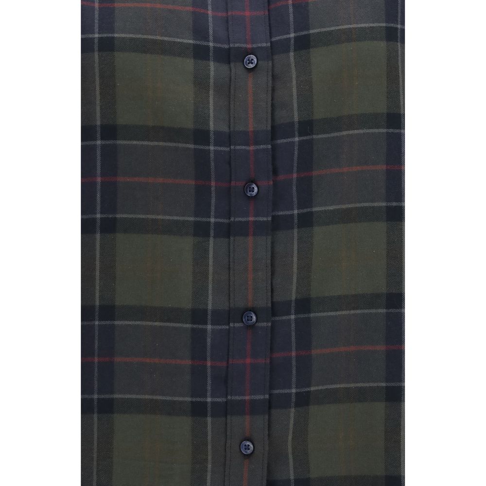 Barbour Brown Cotton Pattern Shirt