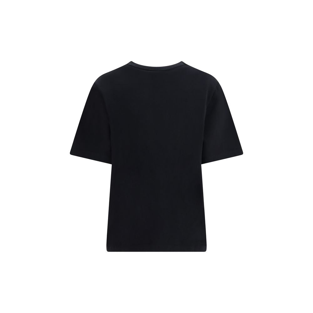 Maison Kitsuné Black Cotton T-Shirt