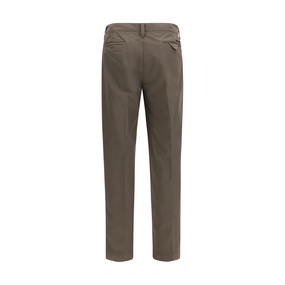 Prada Brown Cotton Cargo Pants