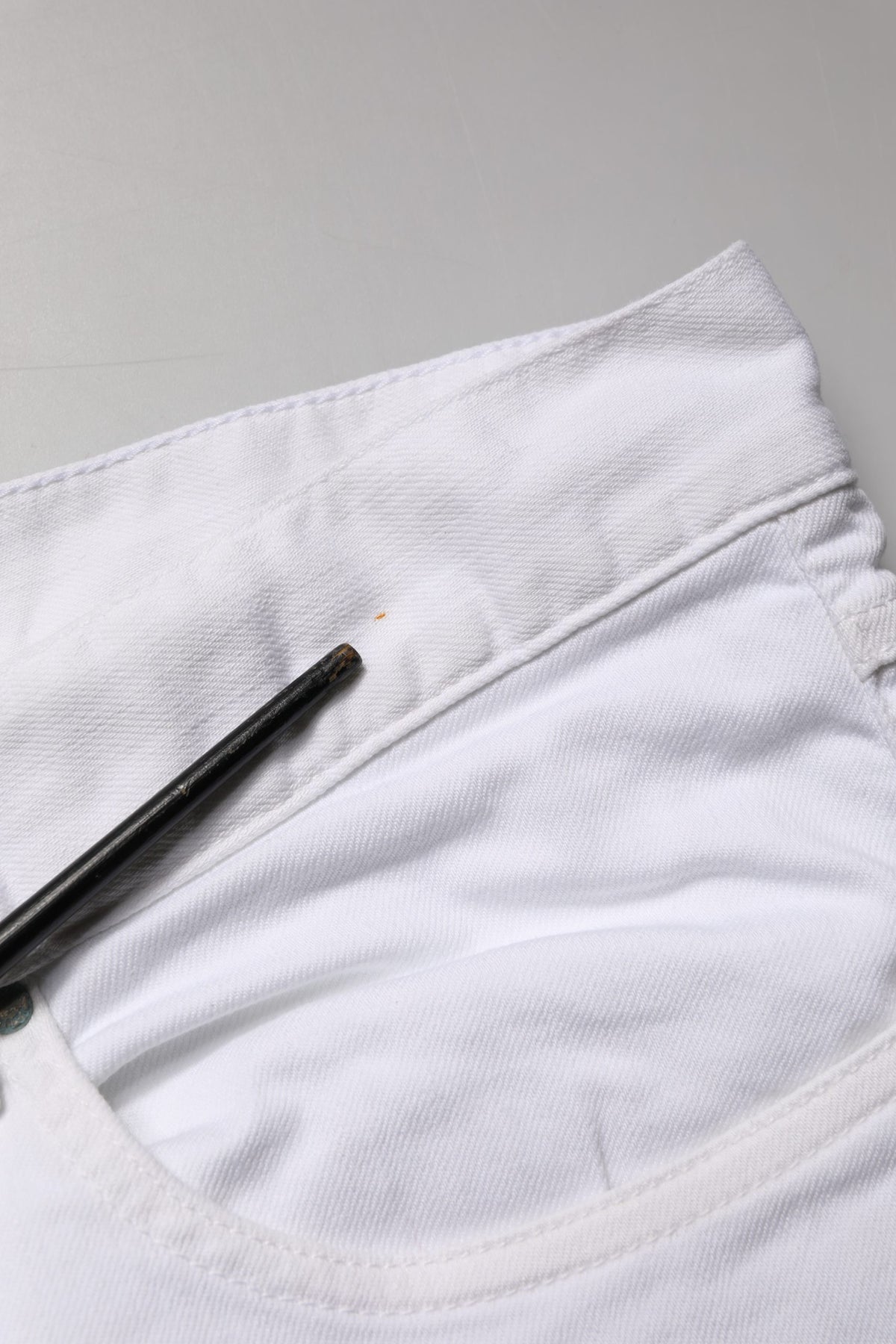 Paul & Shark White Skinny Mid Waist Men Denim Trouser Jeans