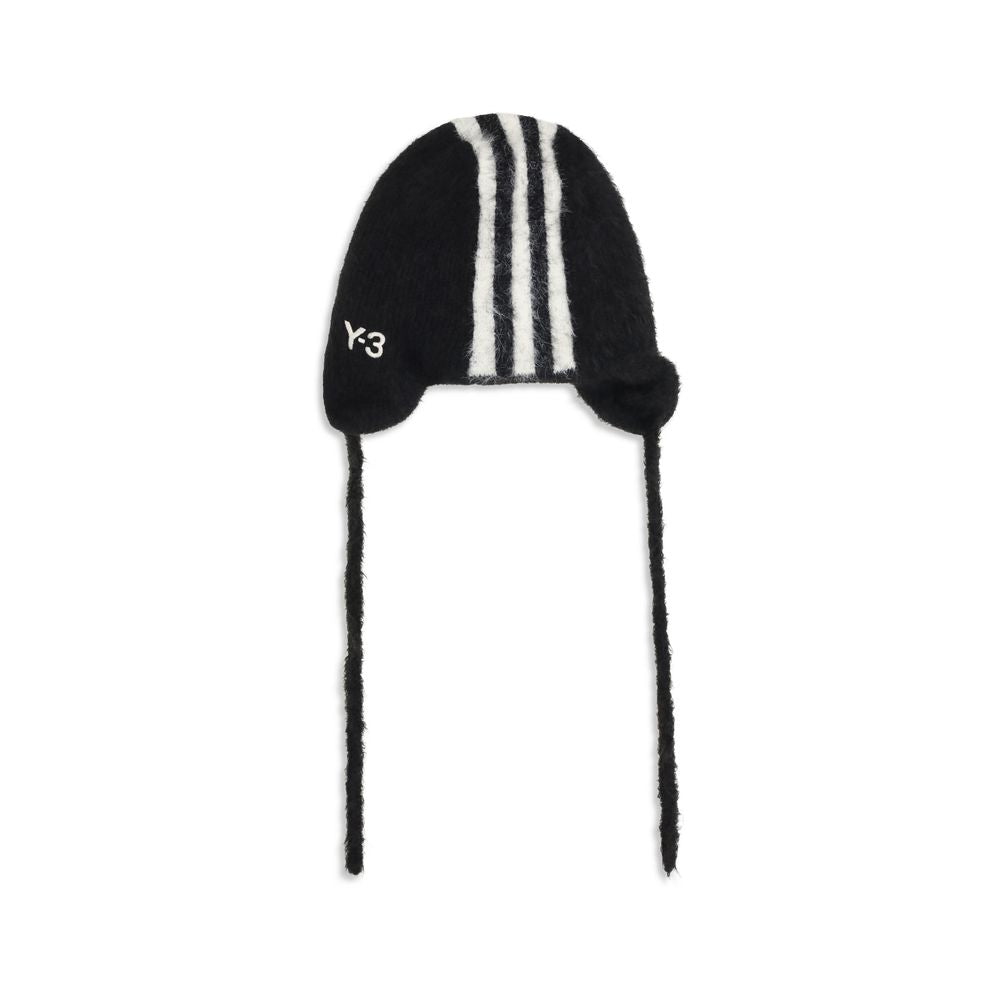 Y-3 Black Polyamide Beanie