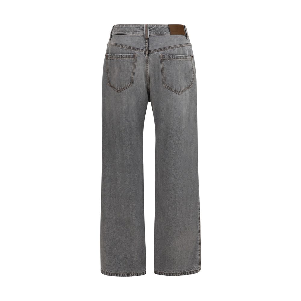 Brunello Cucinelli Gray Cotton Jeans Denim
