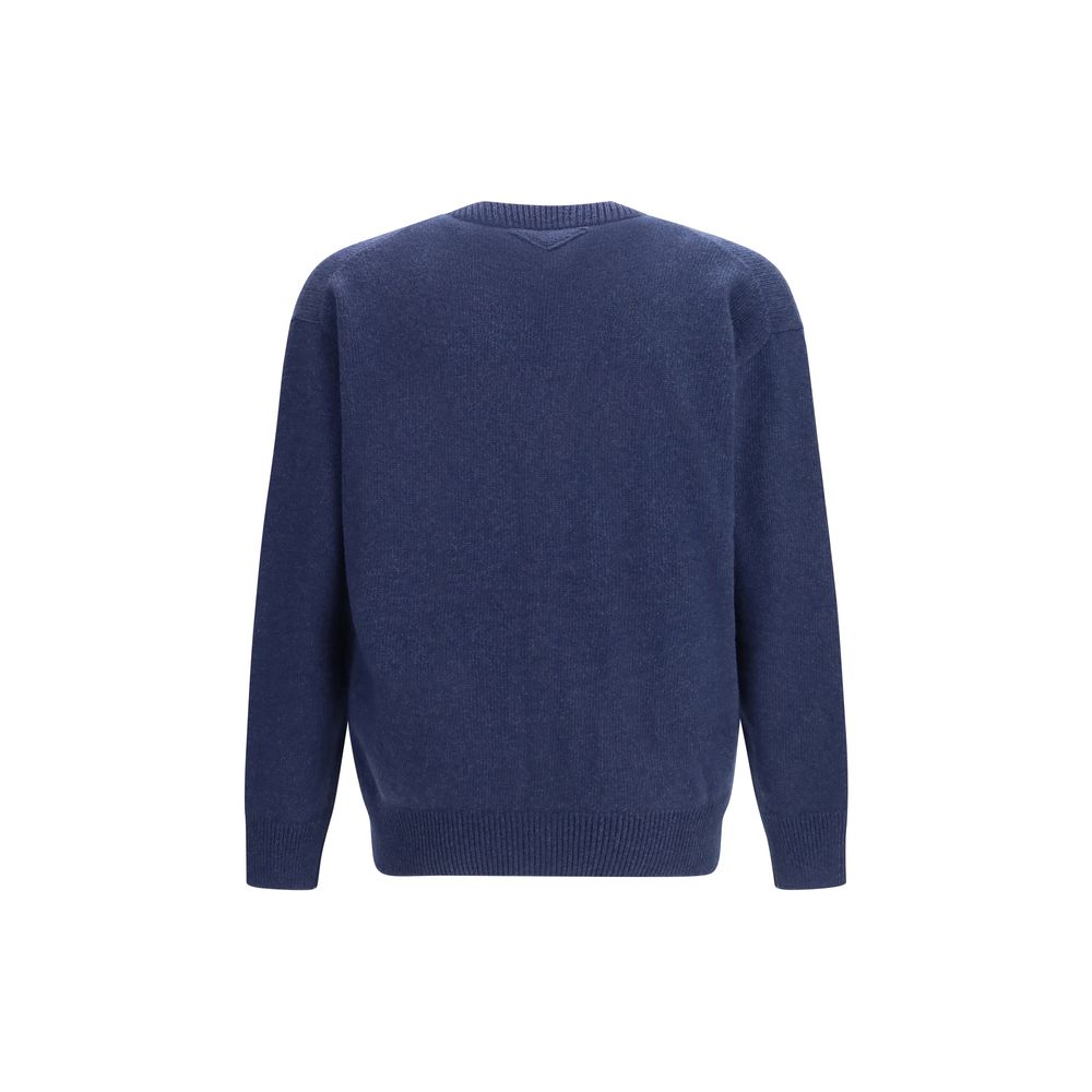 Prada Blue Cashmere Cardigan