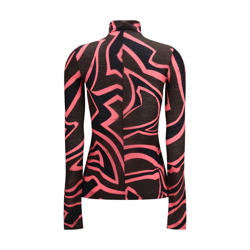 Emilio Pucci Multicolor Wool Oves Aries Pattern Shirt
