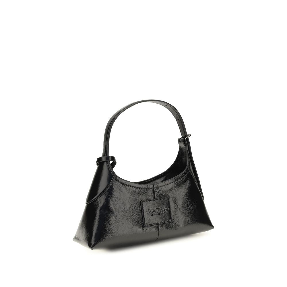 Marc Jacobs Black Calf Leather Bos Taurus Shoulder Bag