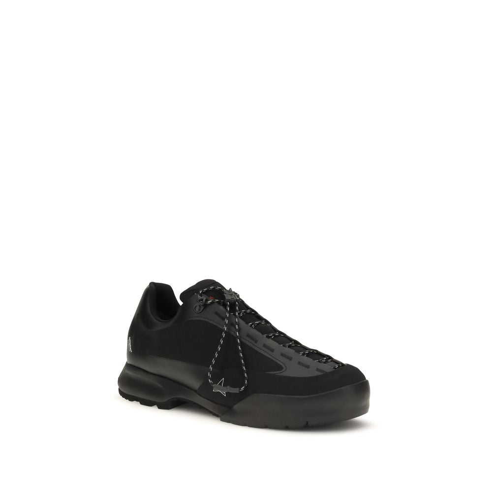 ROA Black Nylon Athletic Sneakers