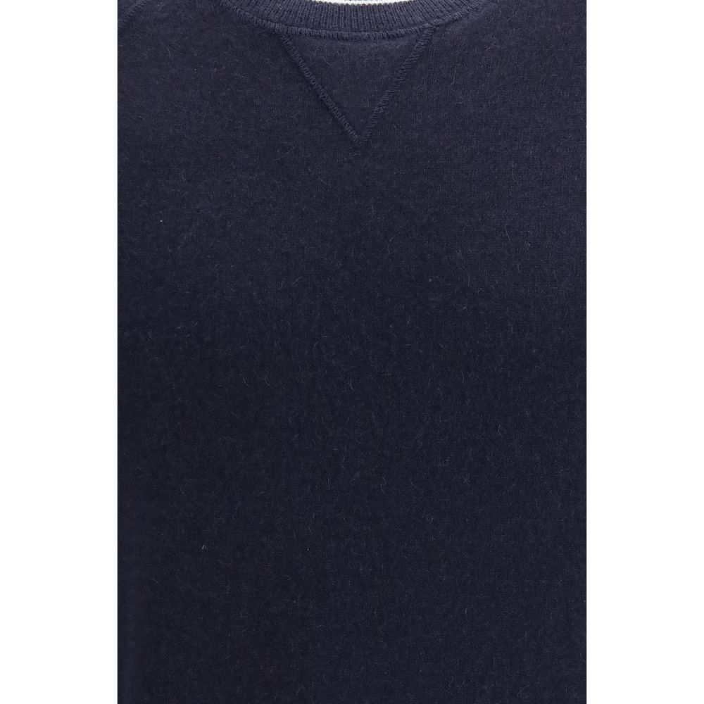 Aragona Cashmere Blue Cashmere Sweater