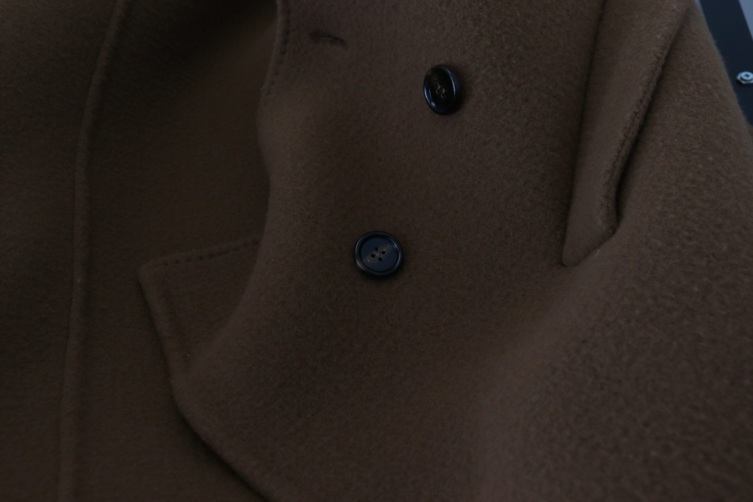 Dolce & Gabbana Brown Nylon Double Breasted Coat Jacket