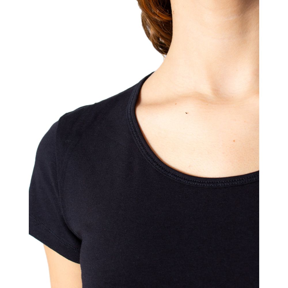 Only Black Cotton T-Shirt
