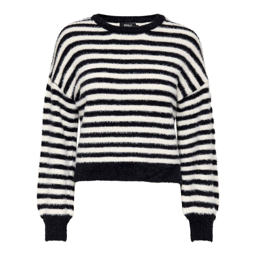 Only Black And White Marabou Sportswear