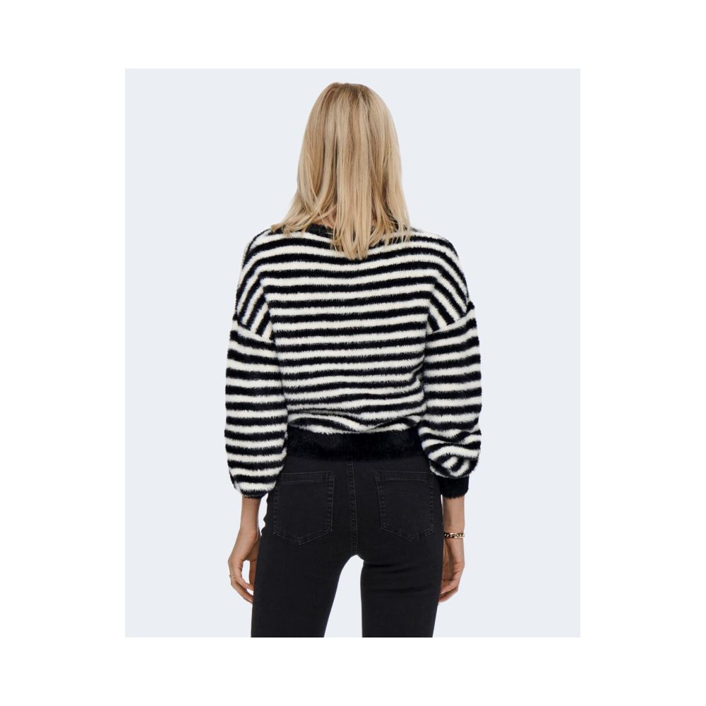 Only Black And White Marabou Sportswear