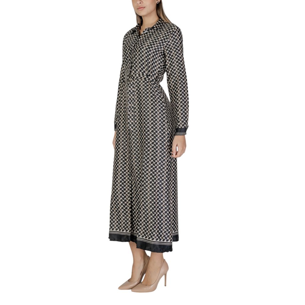 Only Black Recycled Polyester Long