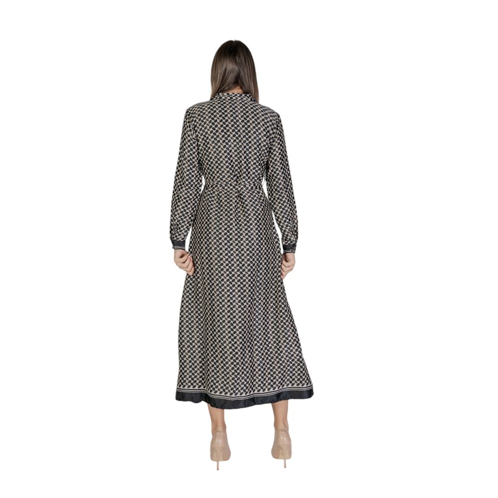 Only Black Recycled Polyester Long