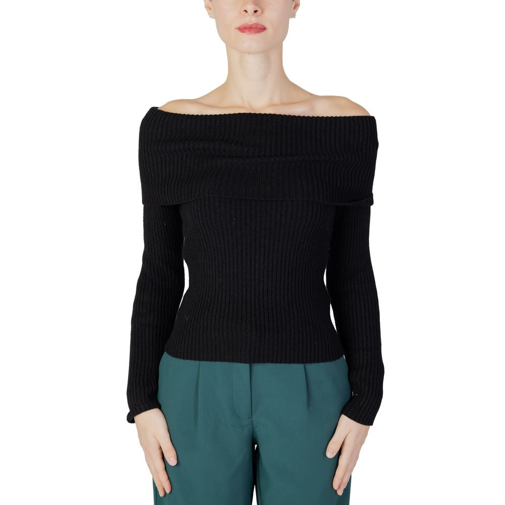 Only Black Viscose Sweatshirt