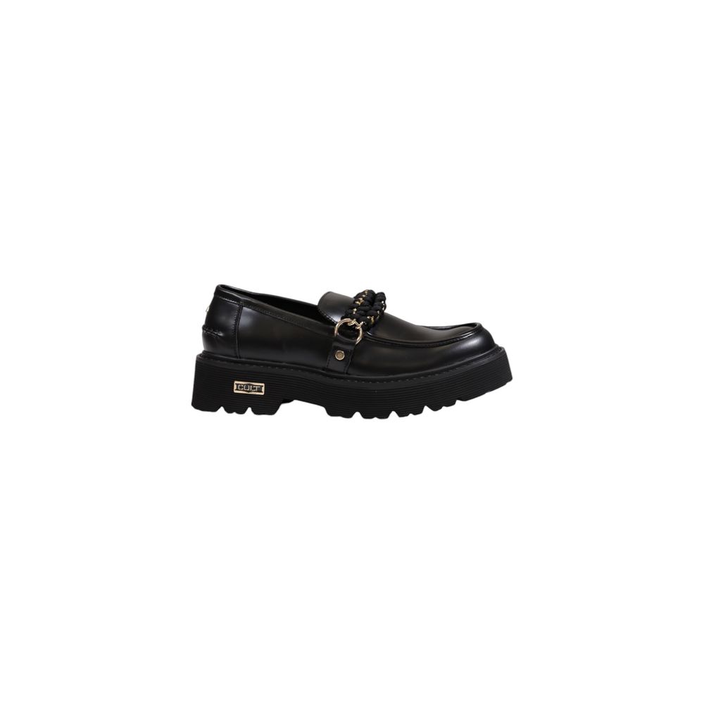 Cult Black Leather Platform