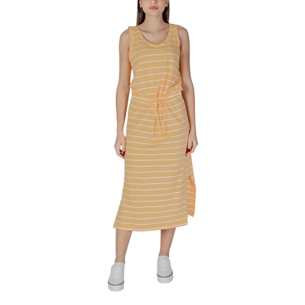 B.Young Multicolor Cotton Long Dress