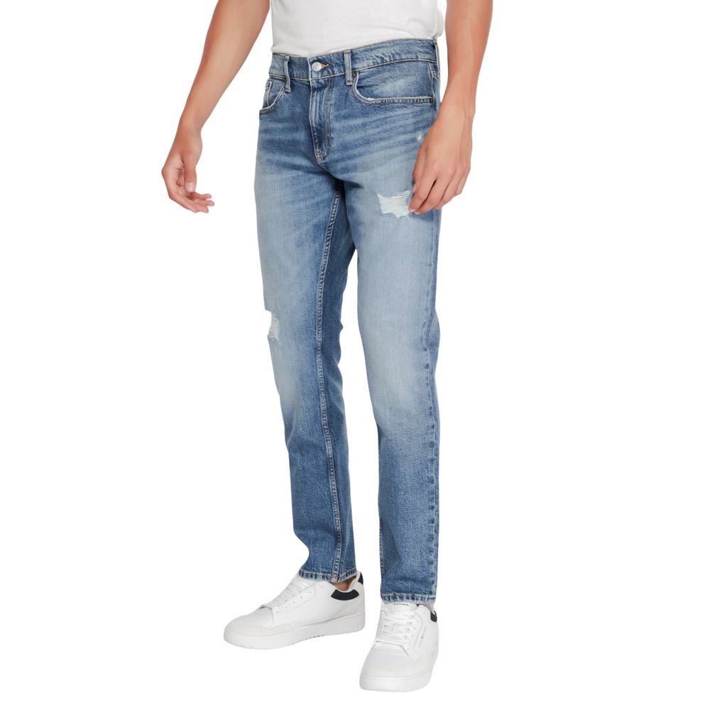 Tommy Hilfiger Jeans Blue Cotton Slim Fit Jeans