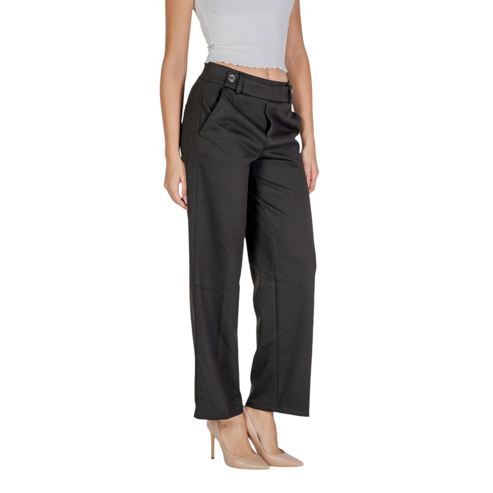 Street One Black Polyester Pant