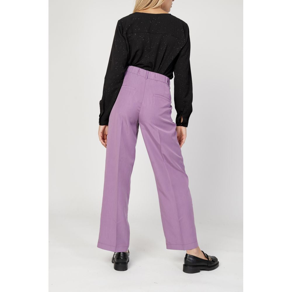 Street One Purple Lyocell Pant