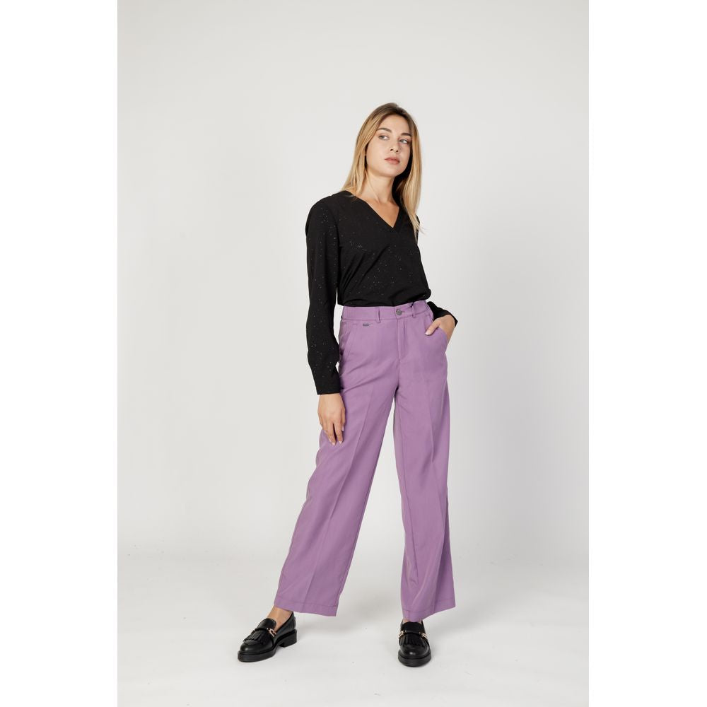 Street One Purple Lyocell Pant