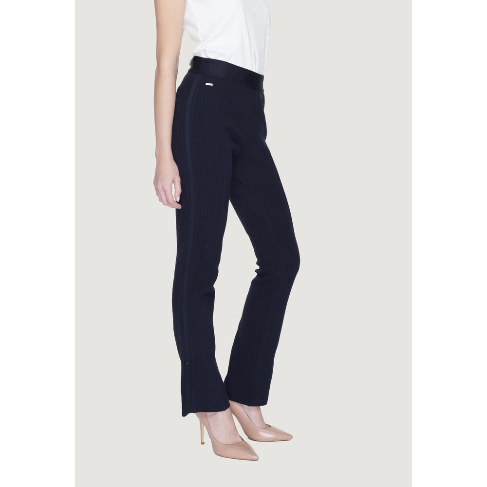Street One Blue Cotton Pant