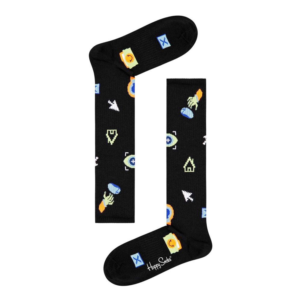 Happy Socks Black Cotton Socks