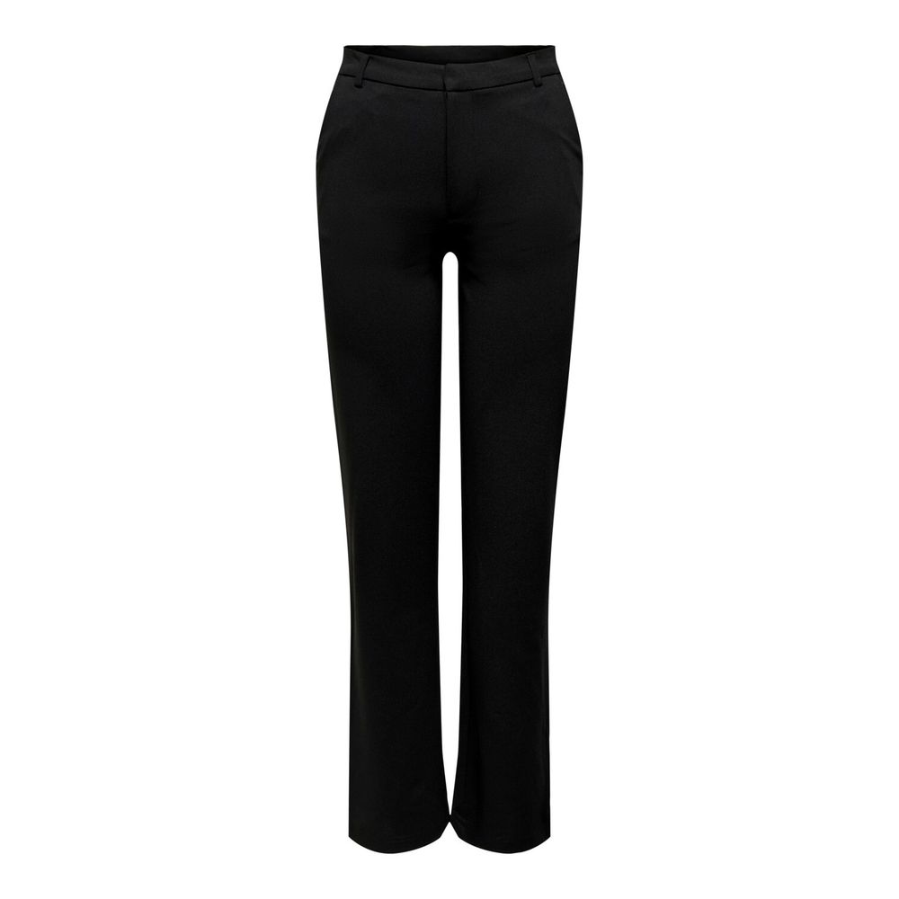 Jacqueline De Yong Black Elastane Dress Pants