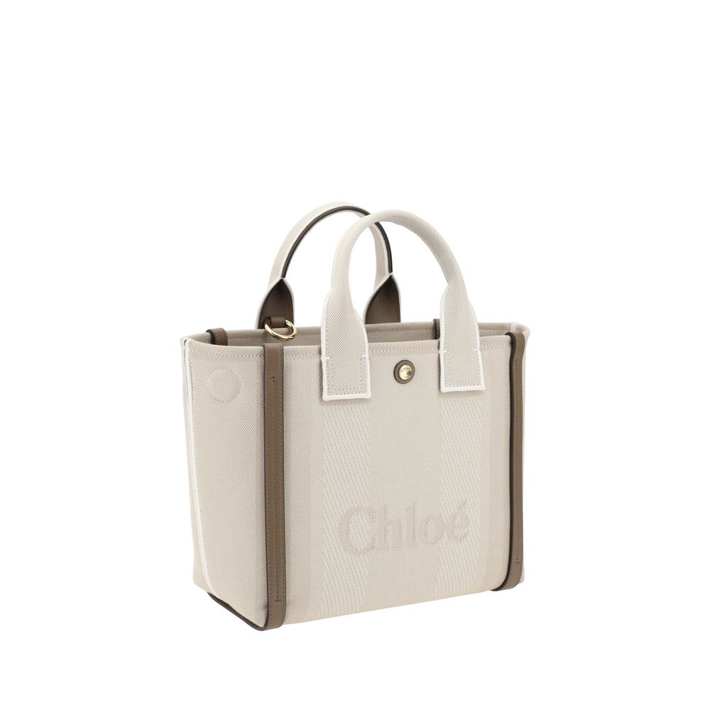 Chloé Beige Cotton Handbag