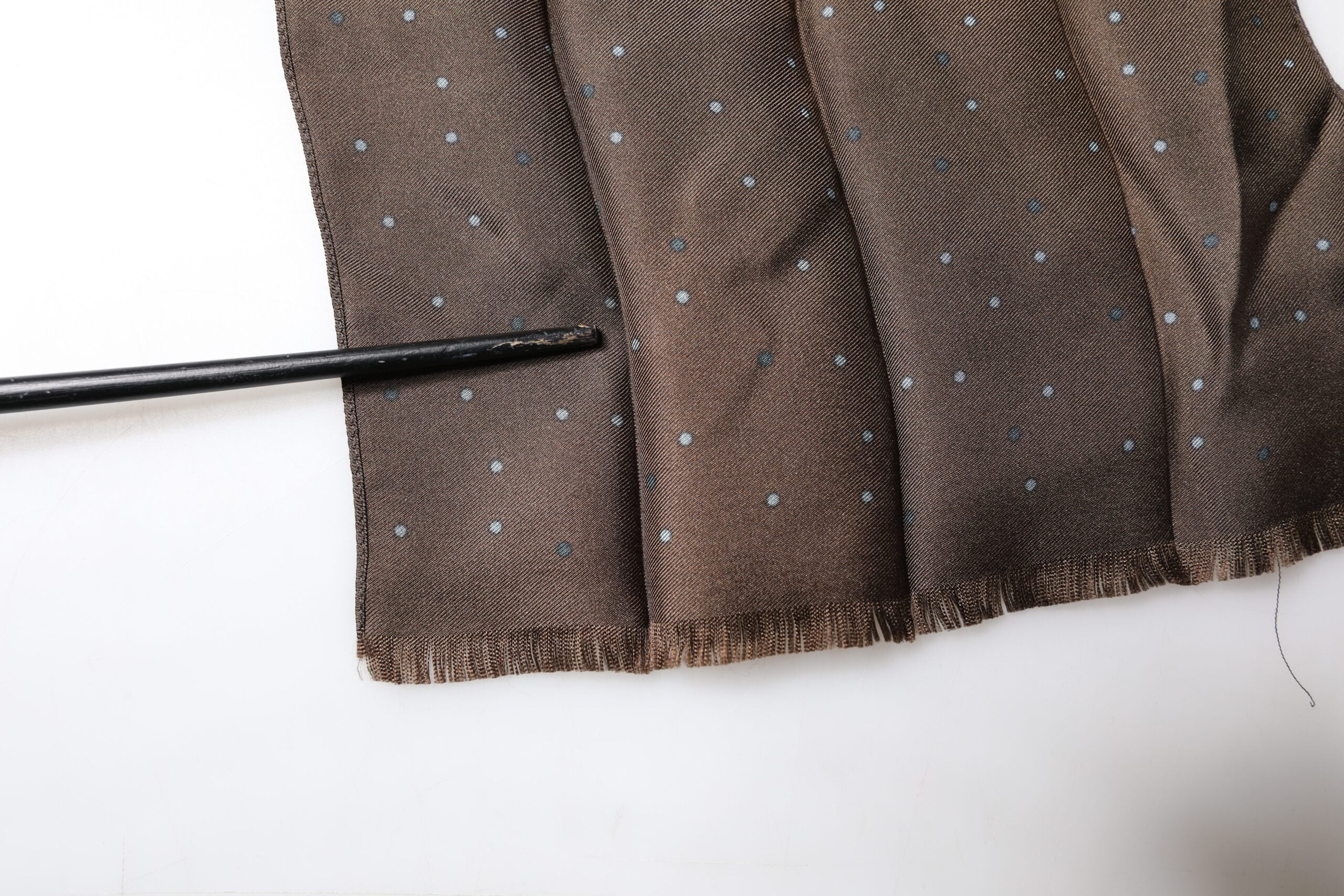 Dolce & Gabbana Brown Fantasy Silk Neck Wrap Shawl Scarf