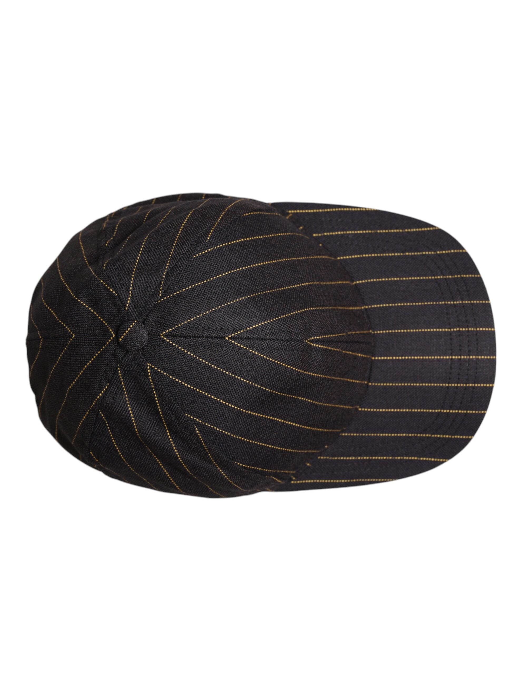 Dolce & Gabbana Brown Stripes Cotton 6 Panels Baseball Cap