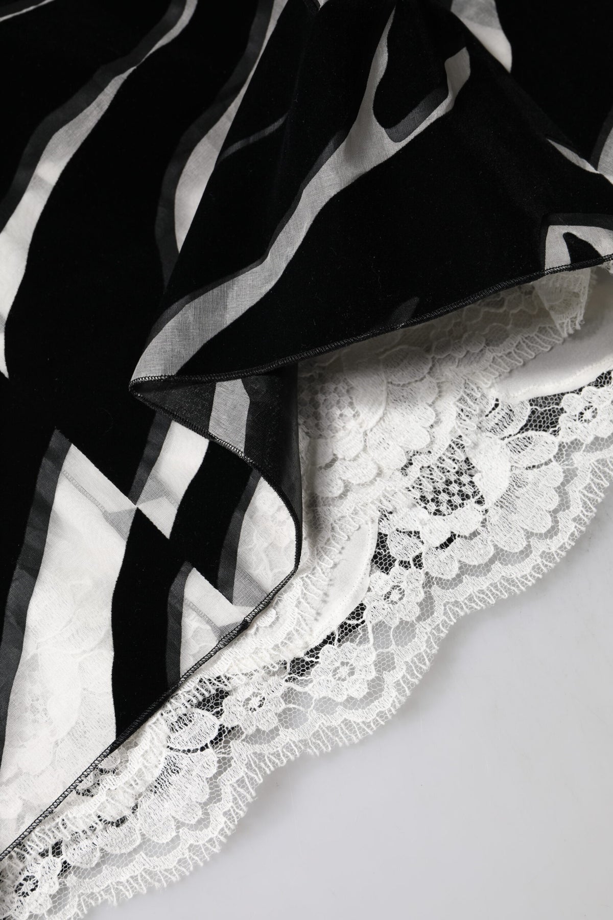 Dolce & Gabbana Black White Zebra A-line Sheath Mini Dress