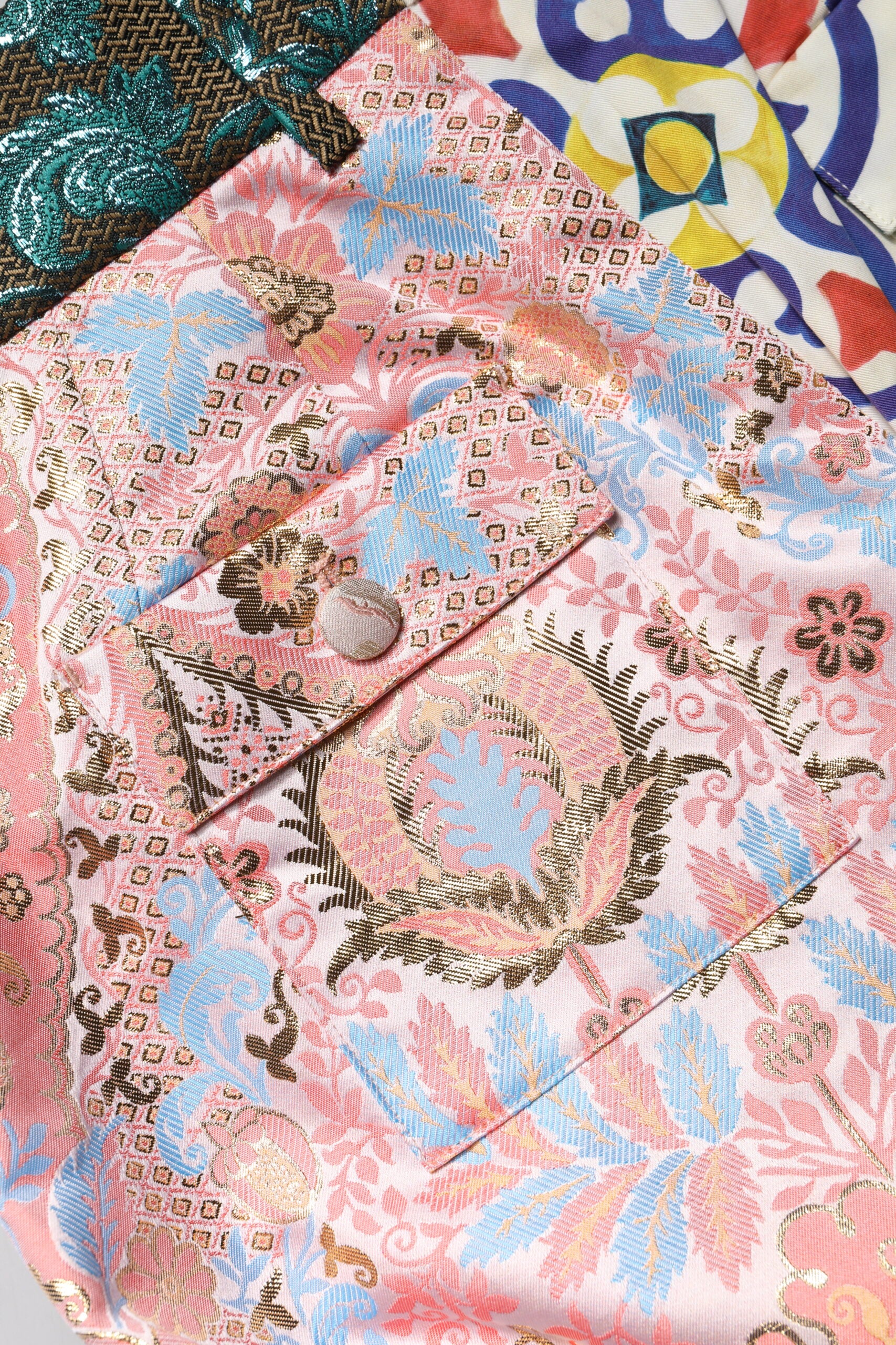 Dolce & Gabbana Multicolor High Waist Women Hot Pants Shorts