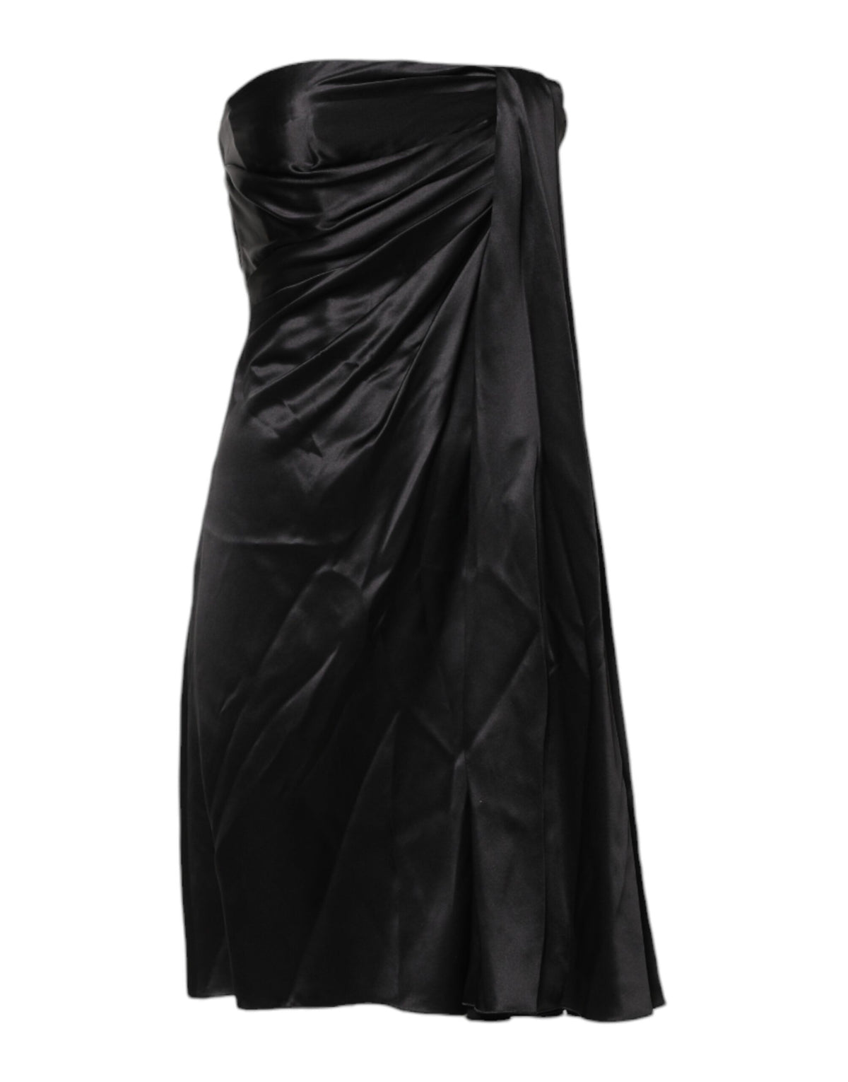 Dolce & Gabbana Black Strapless Sheath A-line Mini Dress