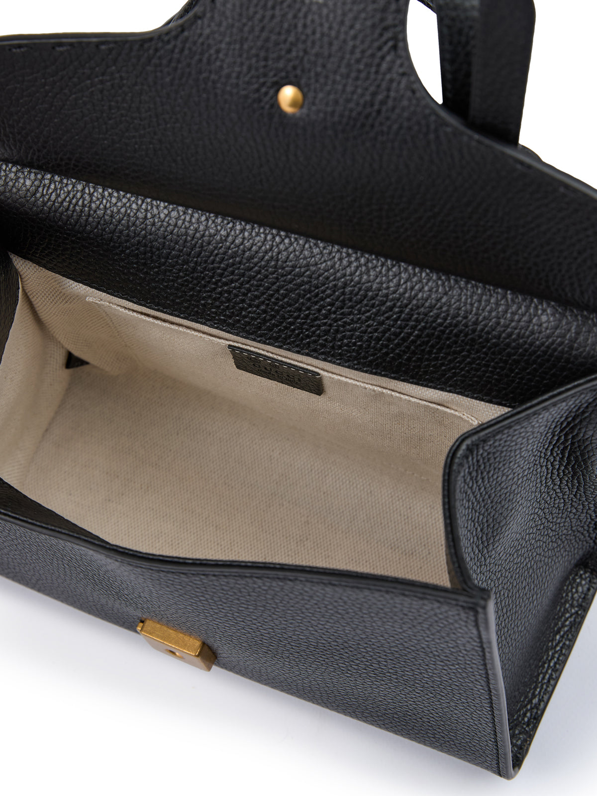 Gucci Black Leather GG Marmont Handbag