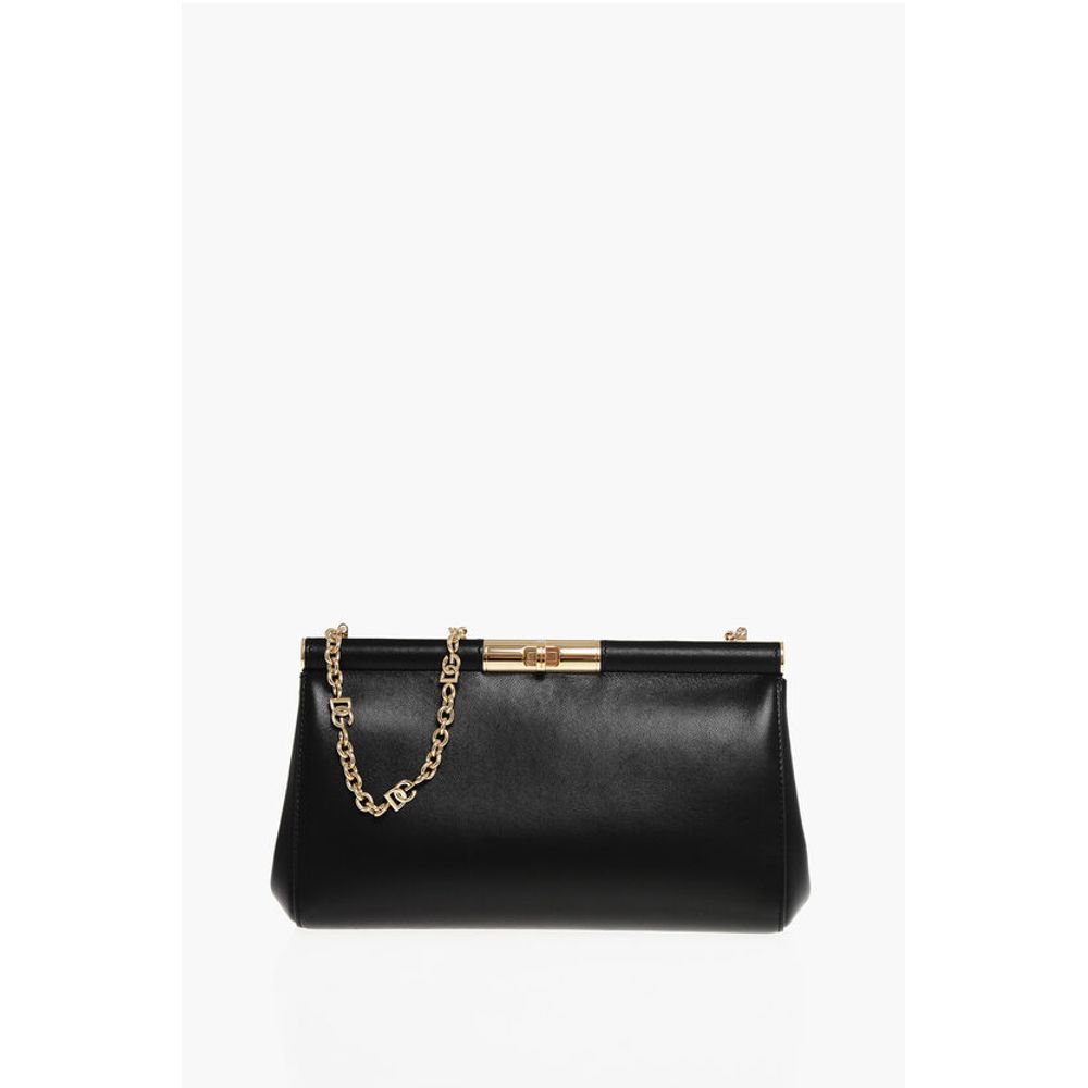Dolce & Gabbana Black Calfskin Clutch Bag