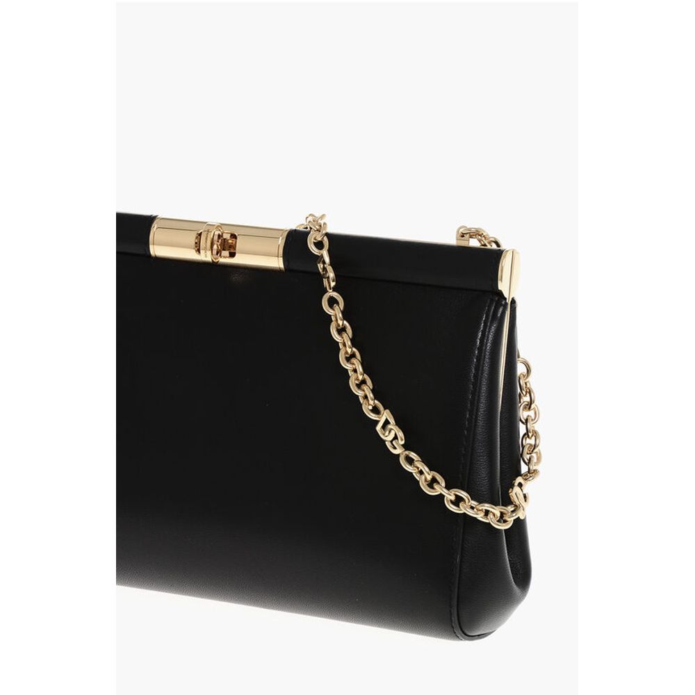 Dolce & Gabbana Black Calfskin Clutch Bag