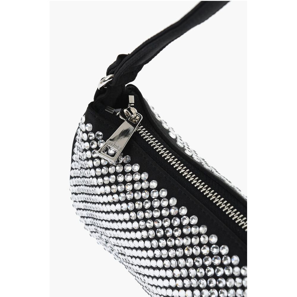 Jw Pei Satin EVA Mini Bag With Rhinestone Embellishment