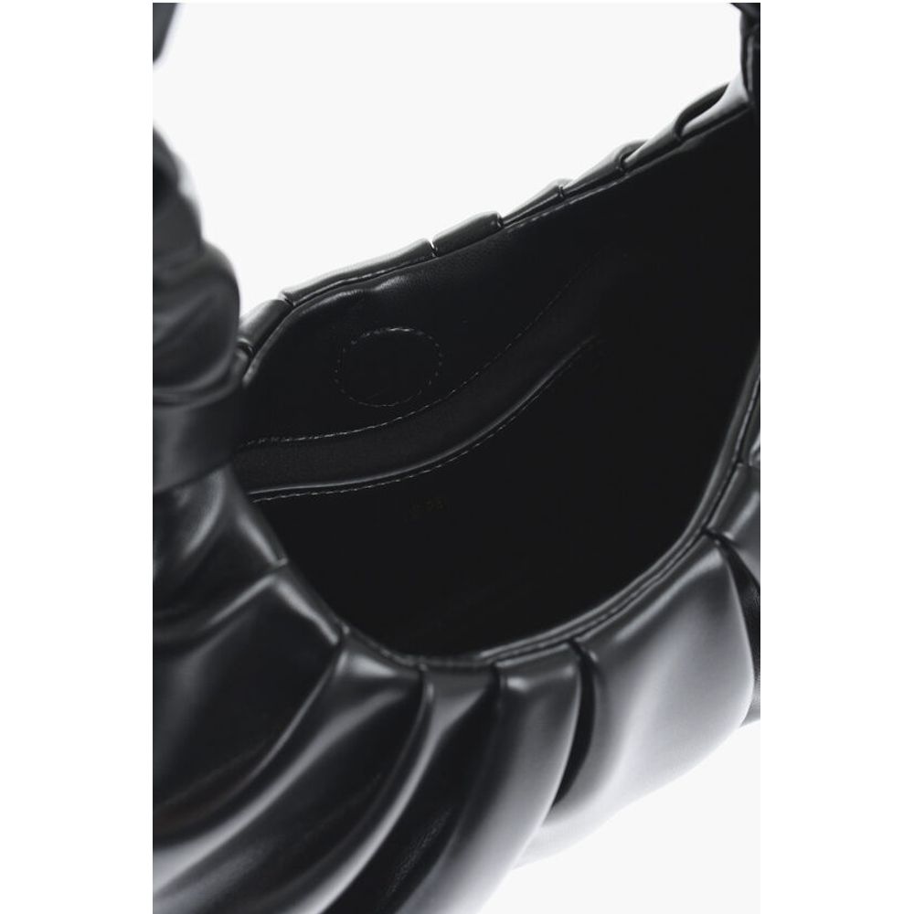 Jw Pei Black Polyurethane Shoulder Bag