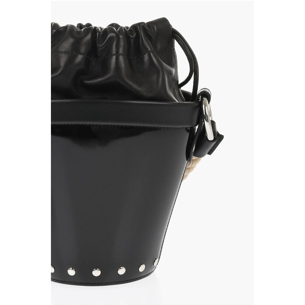 Maison Margiela Black Leather Shoulder Bag