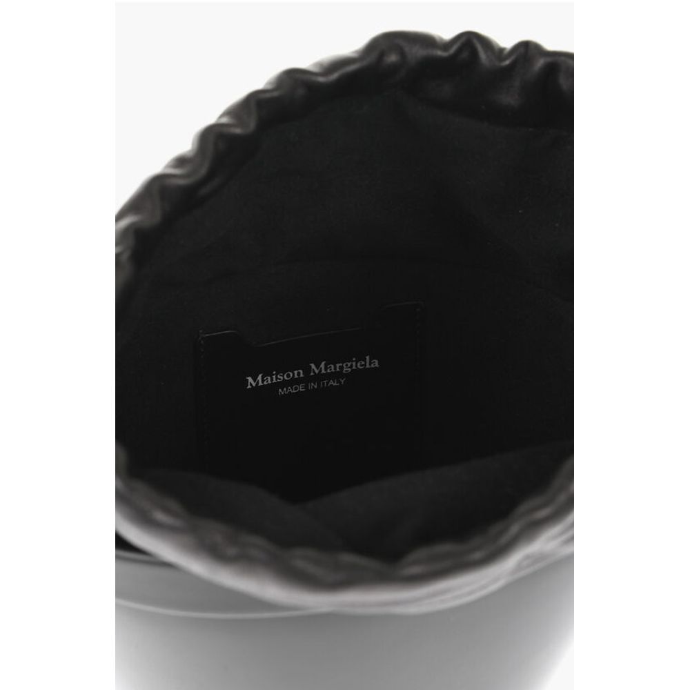 Maison Margiela Black Leather Shoulder Bag