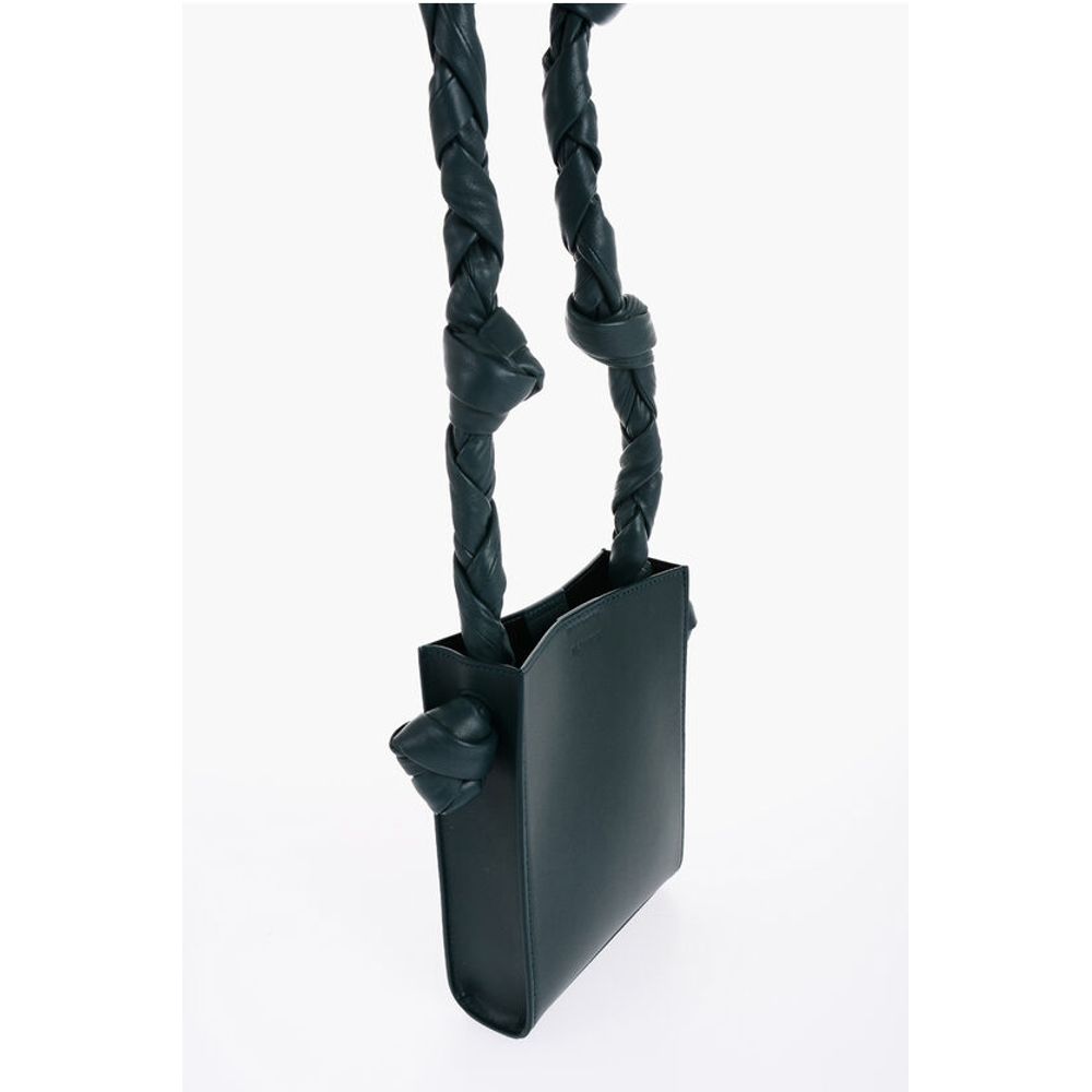 Jil Sander Green Cowhide Shoulder Bag