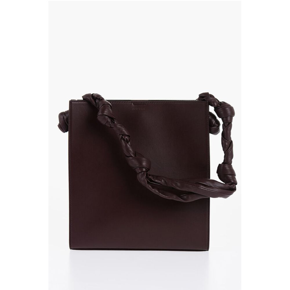 Jil Sander Burgundy Cowhide Shoulder Bag