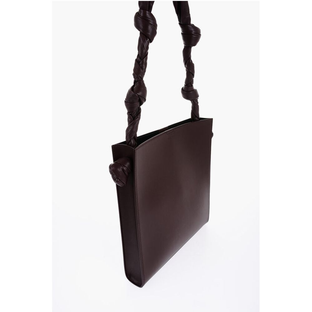 Jil Sander Burgundy Cowhide Shoulder Bag