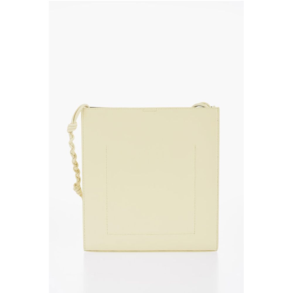 Jil Sander Yellow Cowhide Shoulder Bag