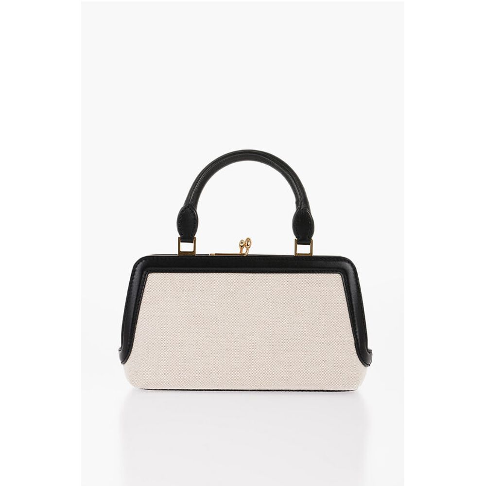 Jil Sander Canvas Minibag with Removable Shoulder Strap