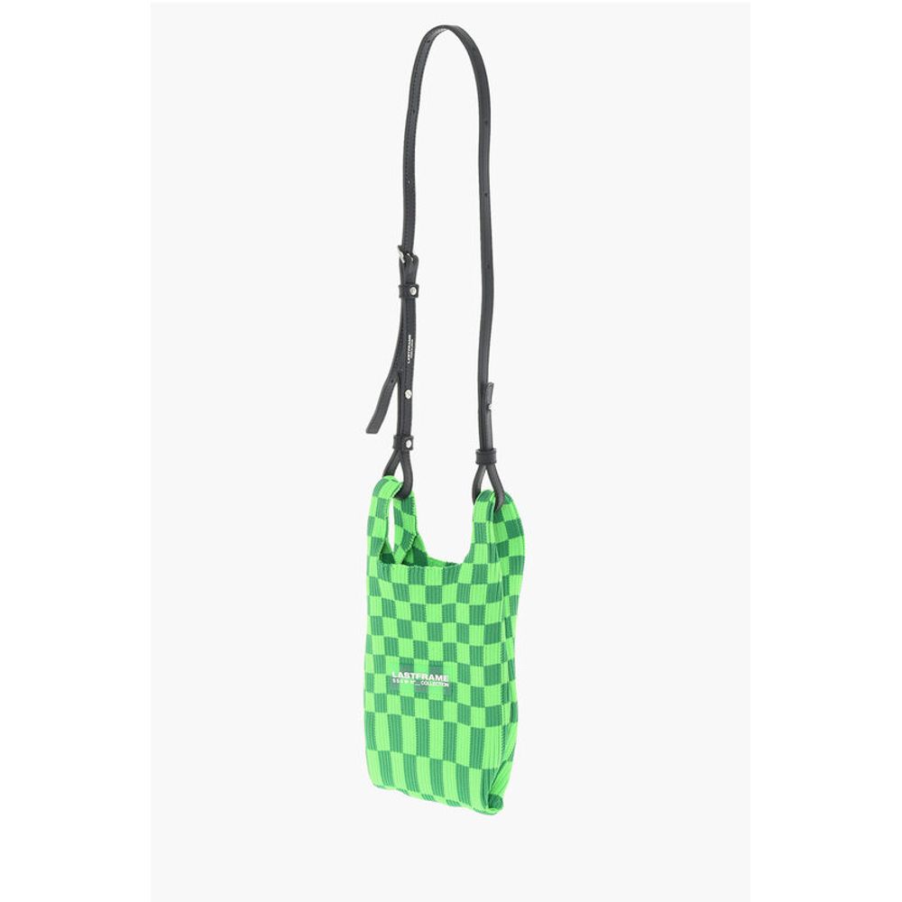 Last Frame Green Polyester Shoulder Bag