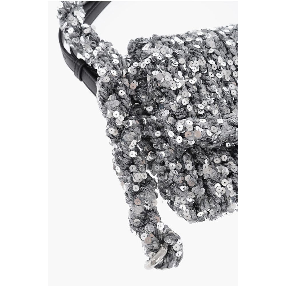 Jil Sander Silver Polyester Shoulder Bag